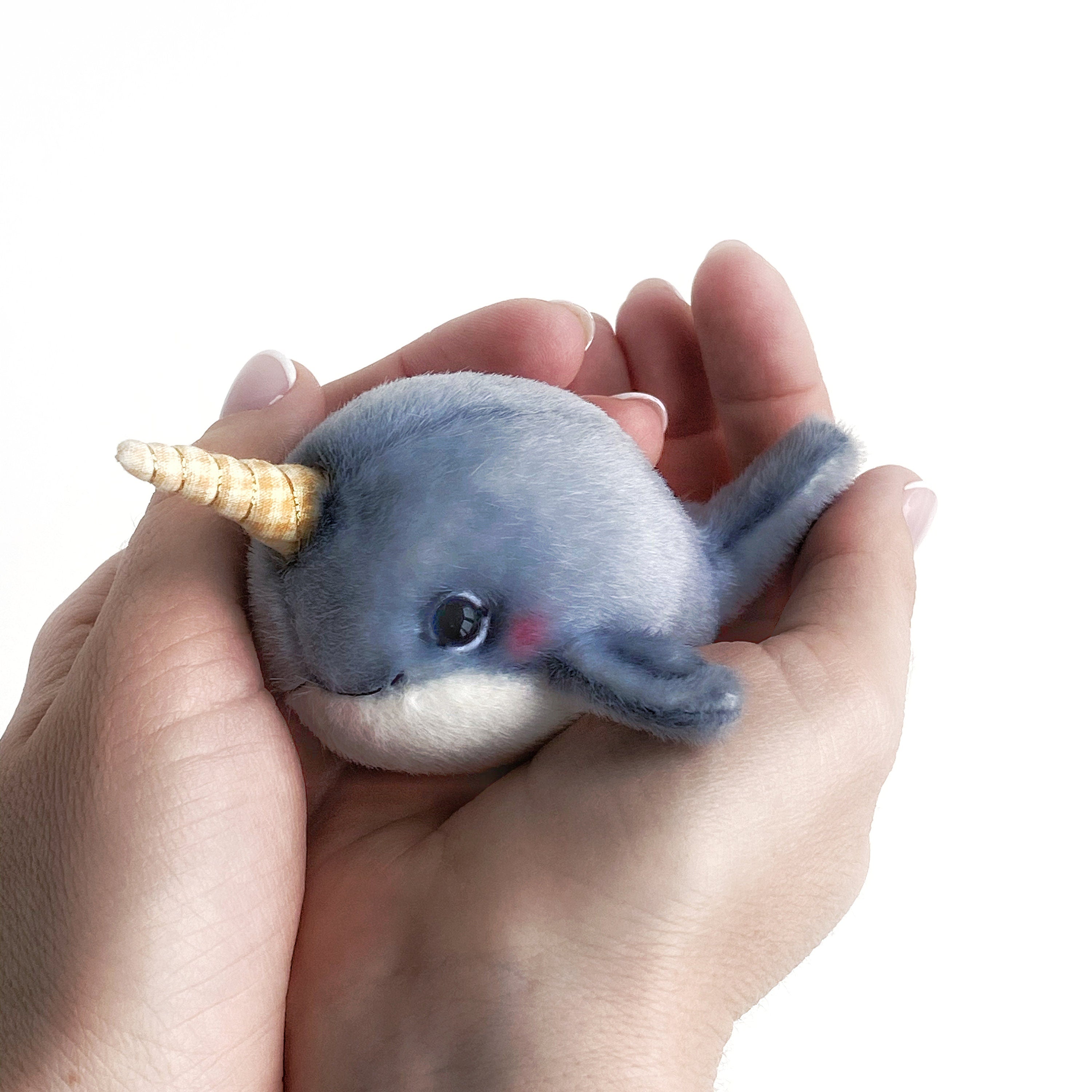 Narwhal PDF sewing pattern Video tutorial Unicorn fish Whale DIY stuffed toy pattern kids toy pattern easy to sew Christmas toy for toddler