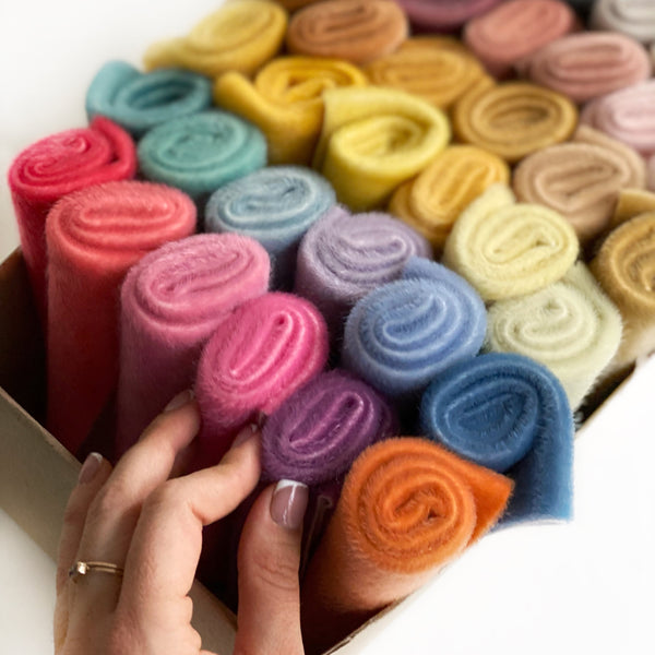 Magic box of 36 the most popular color fabrics (International)