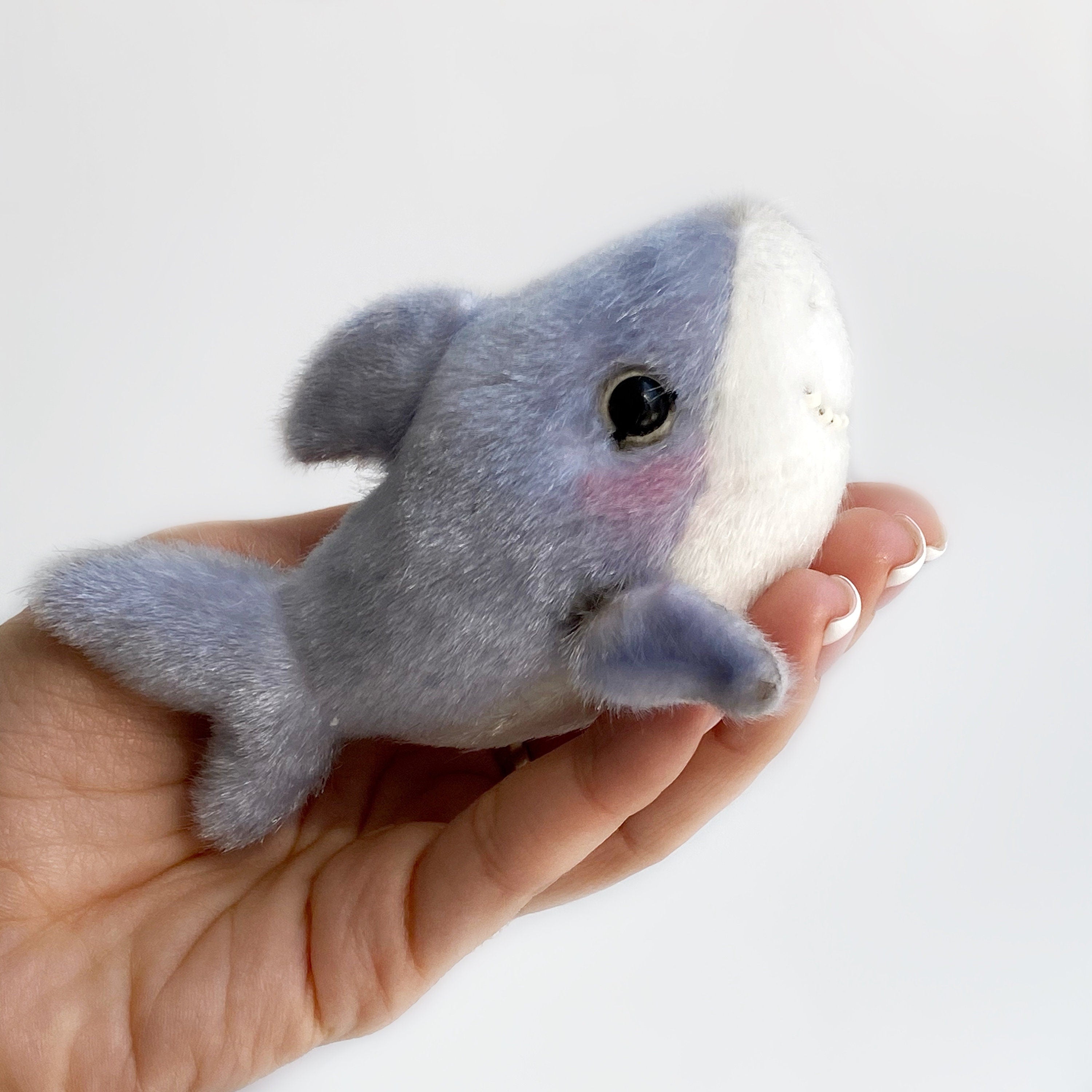 Shark PDF sewing pattern Video tutorial Whale DIY stuffed toy pattern kids toy pattern easy to sew