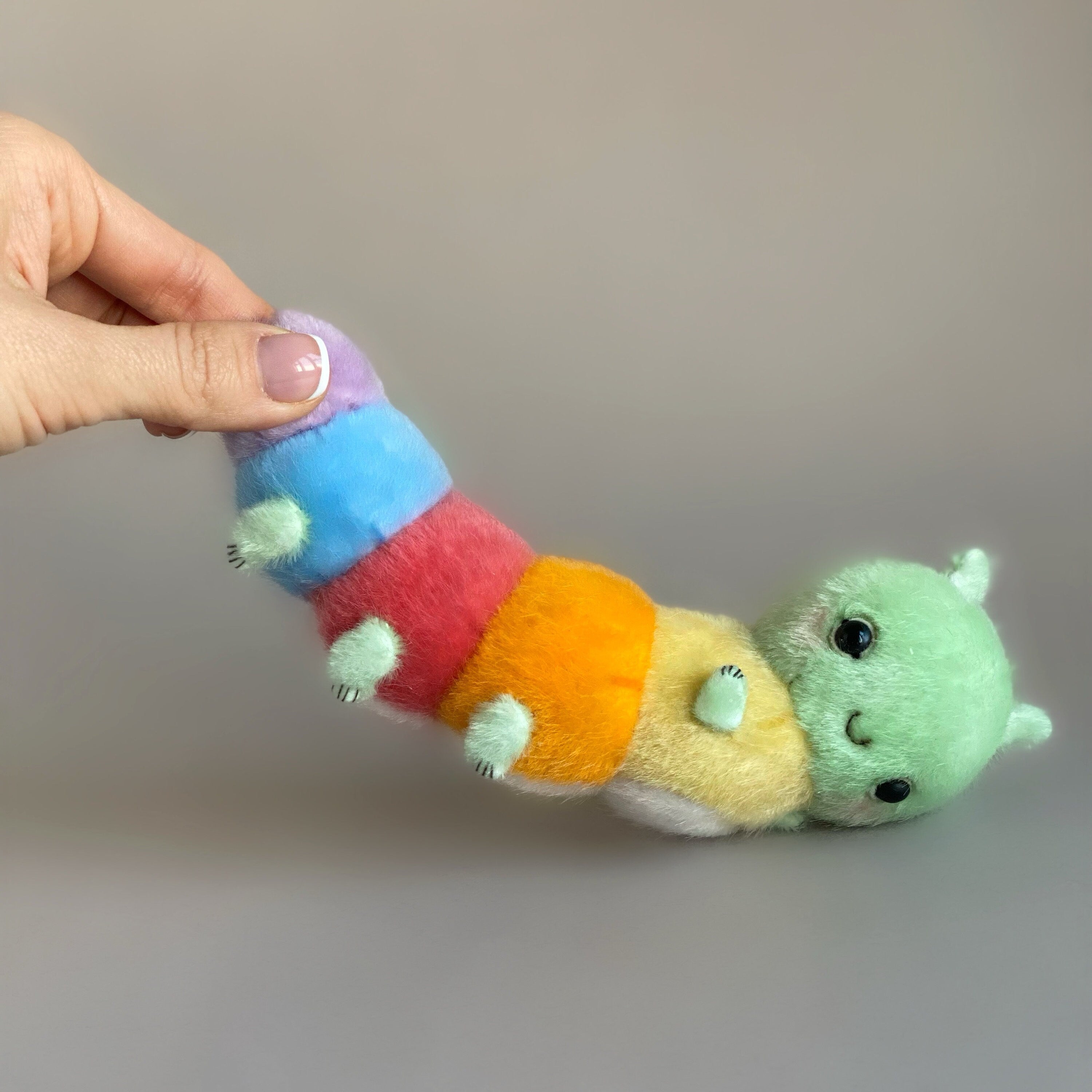 Caterpillar -PDF Pattern digital, artist pattern, stuffed toy tutorials, soft animal, soft toy diy craft kit for adults gift by TSminibears