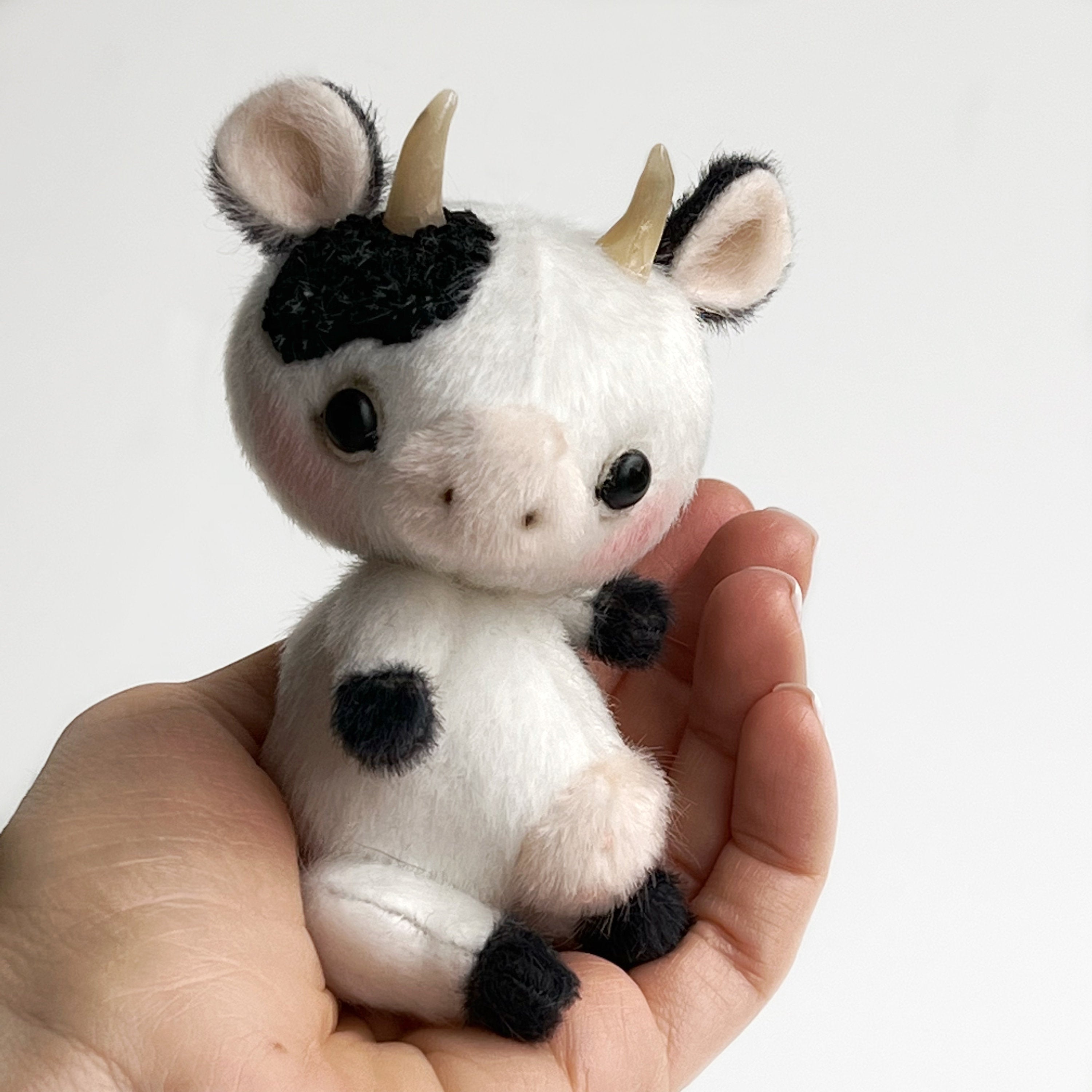 Cow - PDF sewing pattern, artist pattern, stuffed toy tutorials, soft animal, soft toy diy craft kit for adults gift by TSminibears