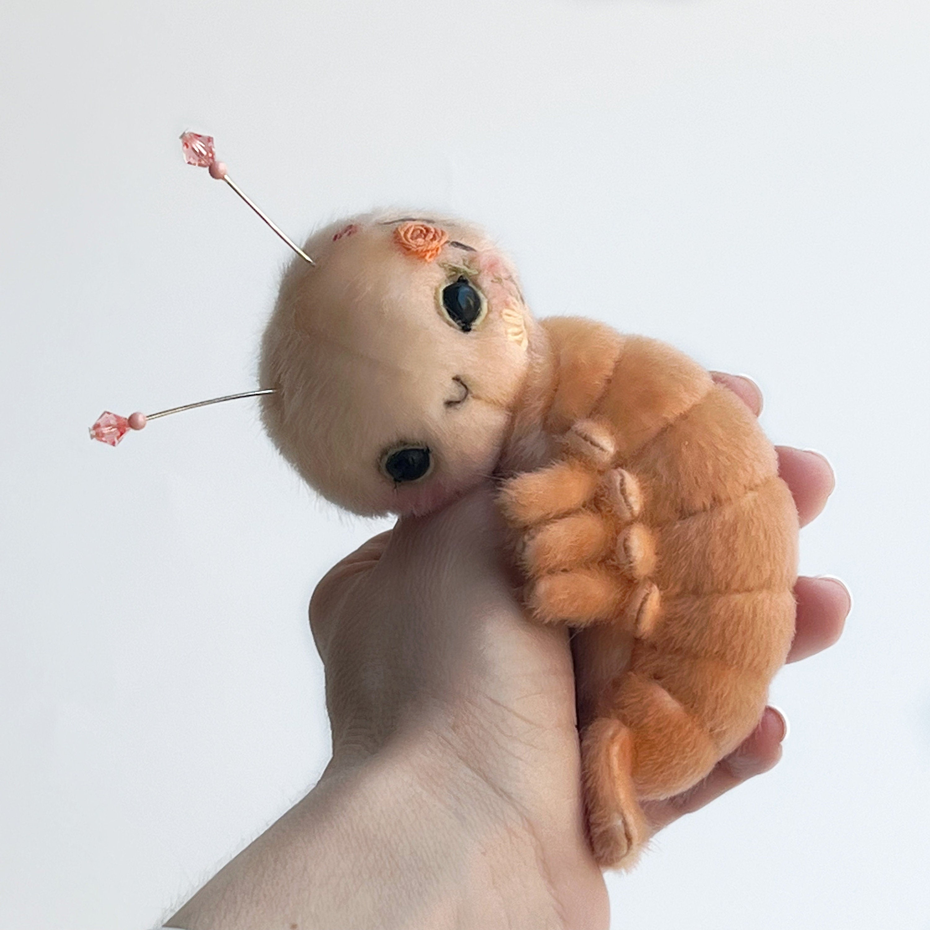 Shrimp PDF sewing pattern, Video tutorial DIY stuffed toy pattern kids Bestseller easy to sew gift for creative friend